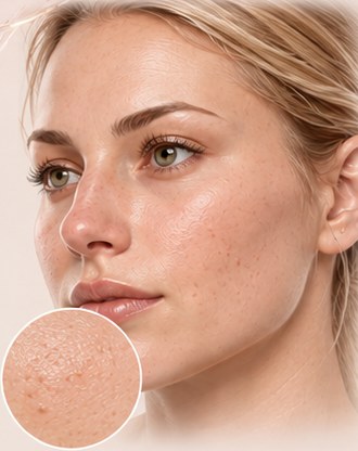 Exemplo de acne grau I
